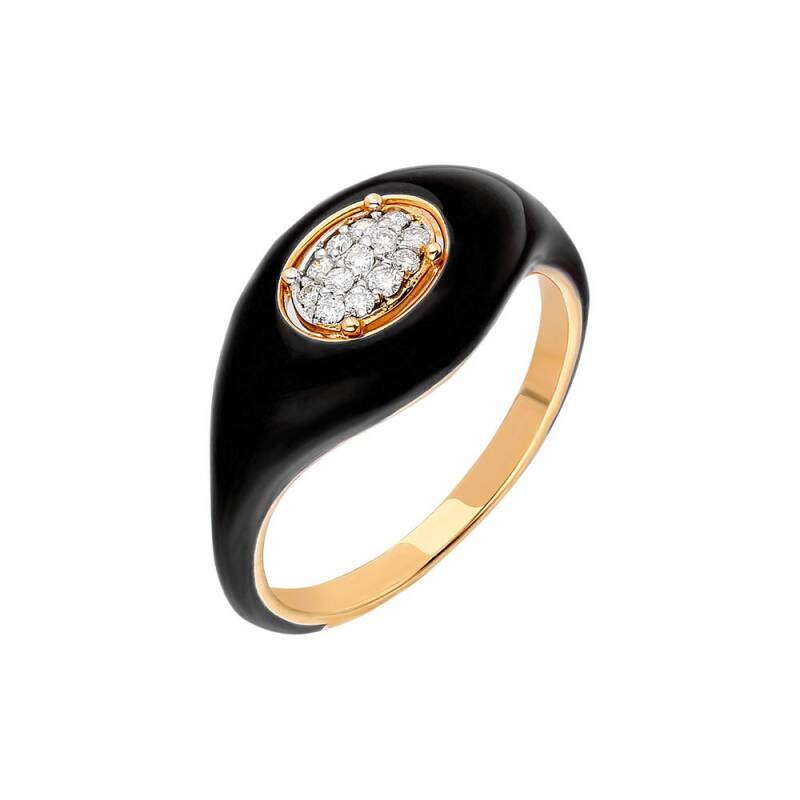 Bold Stack Enamel - Black Enamel - 1