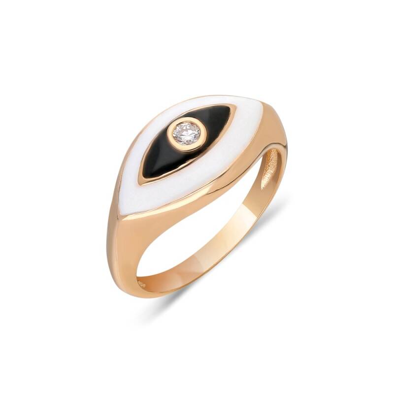 Carla Ring - White/Black - 1