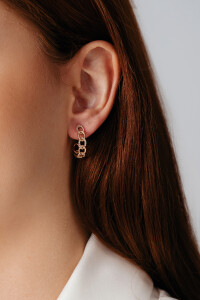Catena Earrings - Rose Gold - 2