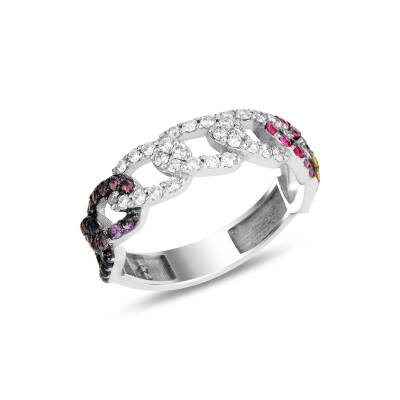 Catena Ring - Multicolor White Gold - 1