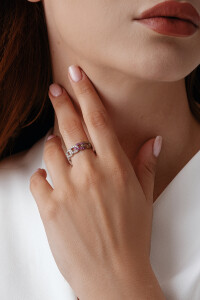 Catena Ring - Multicolor White Gold - 2