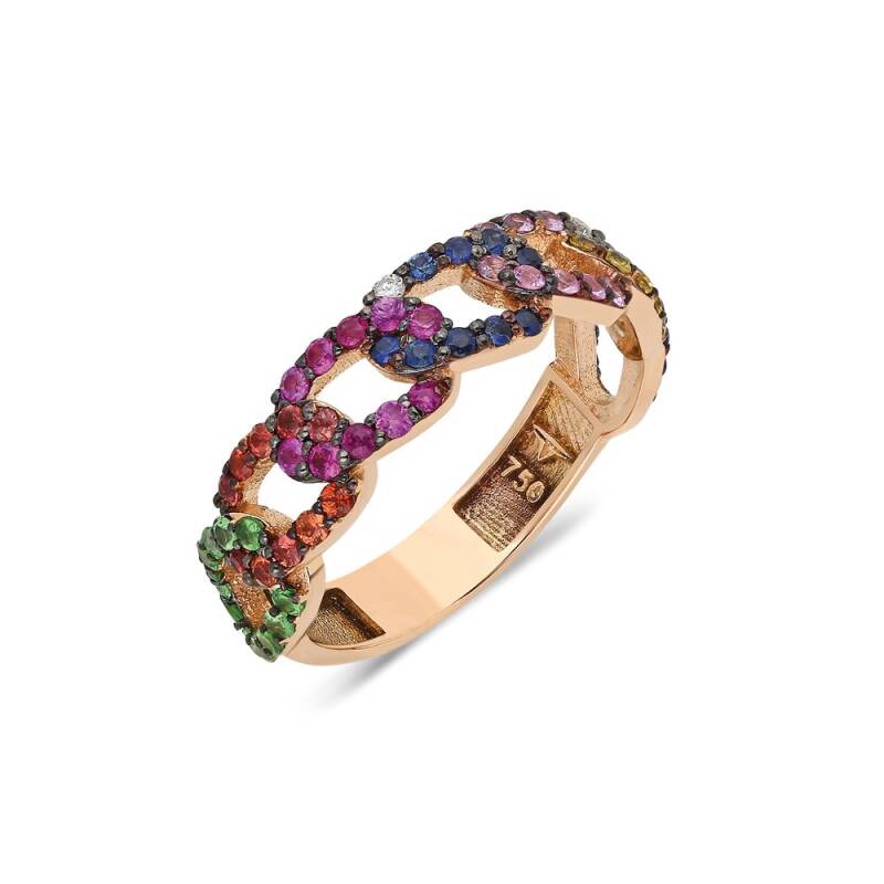 Catena Ring - Multicolor Rose Gold - 1