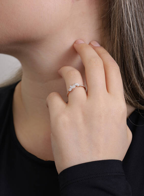 Crown Ring - Marquise - 2