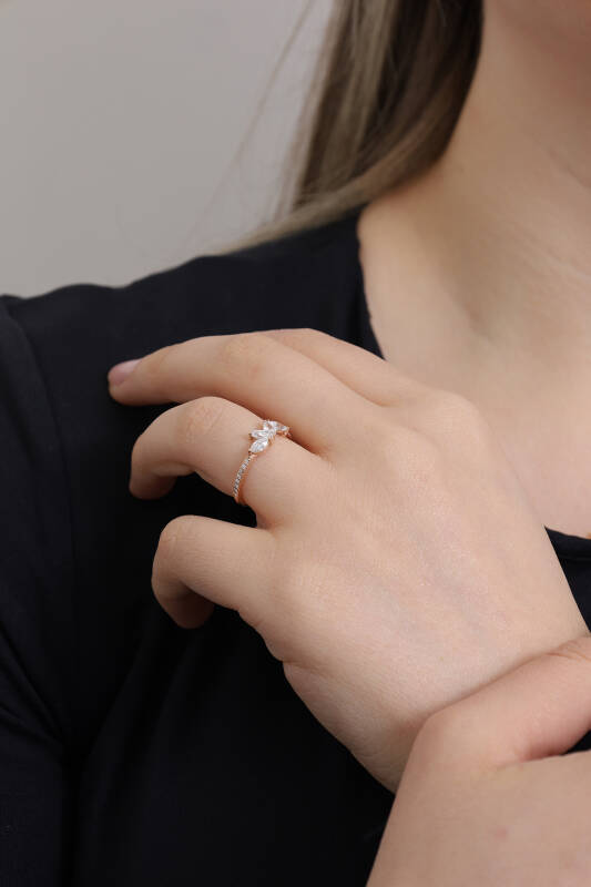 Crown Ring - Marquise - 3