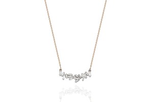 Dash Baugette Pendant - Rose - Classic