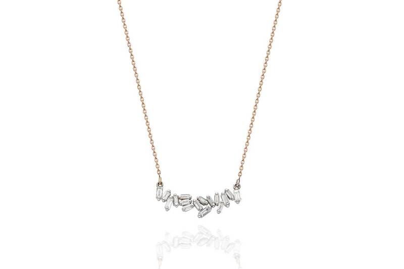 Dash Baugette Pendant - Rose - 1