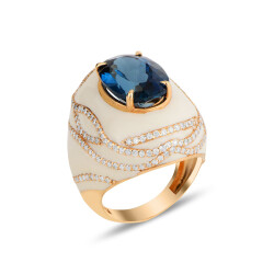 Duomo Ring - London Blue Topaz - Limited Editions
