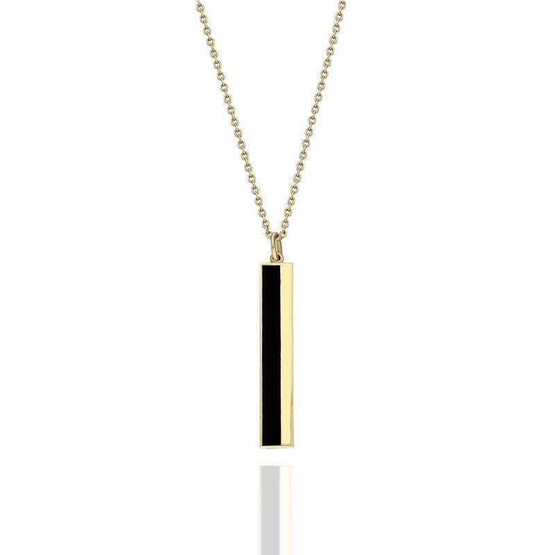 Fizzy Bar Pendant - Black Enamel - 1