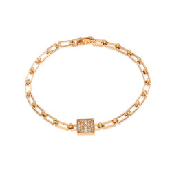 Havana Chain Bracelet - Pyramid - Havana