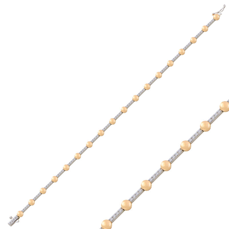 Holly Bileklik- Beyaz Pırlanta - 1