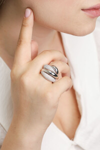 Adela Ring - White Gold - 3