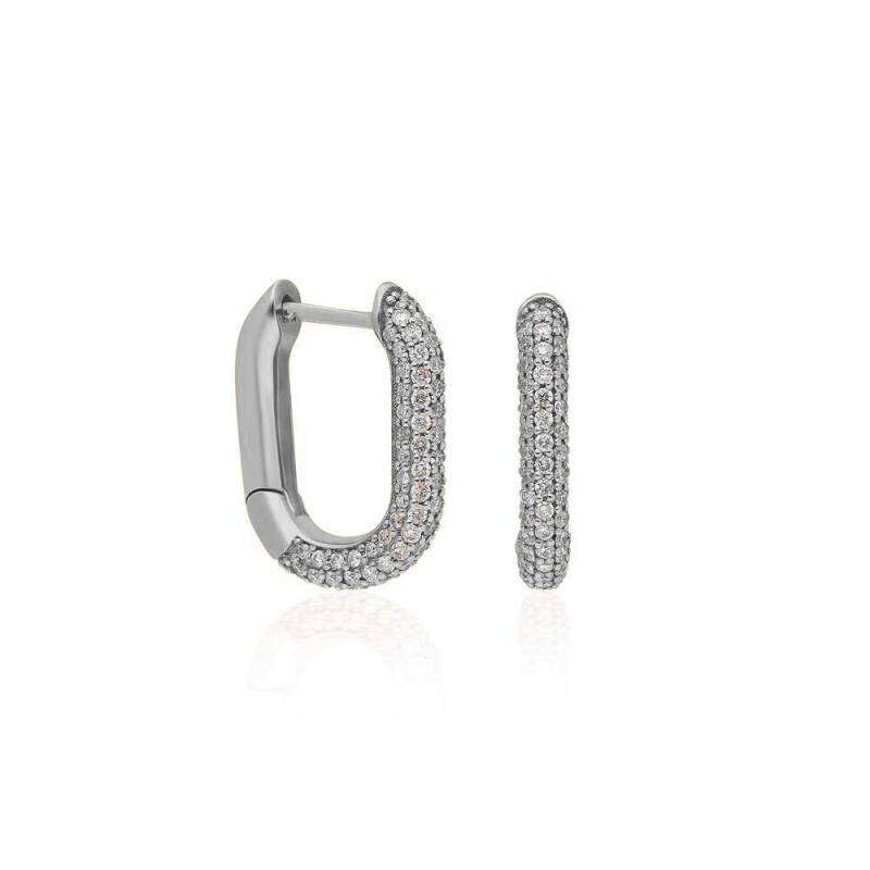 Cedilla Earring-White - 1