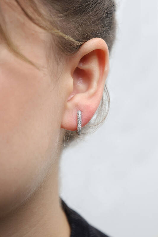 Cedilla Earring-White - 2