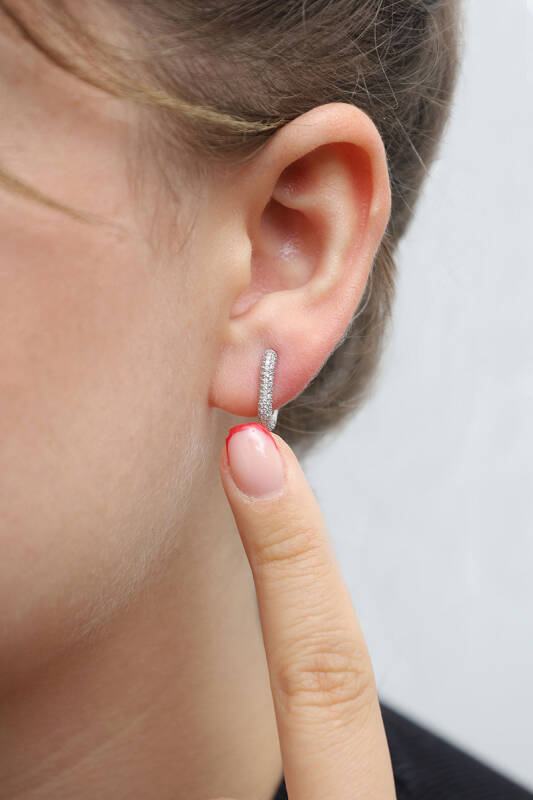 Cedilla Earring-White - 4