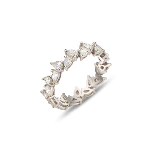 Filia Full Diamonds Ring-Drop - 