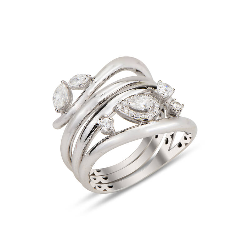 Ivy Ring - White - 1