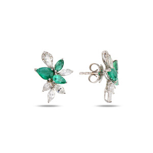 Molina Earrings-Mini Emerald - Limited Editions