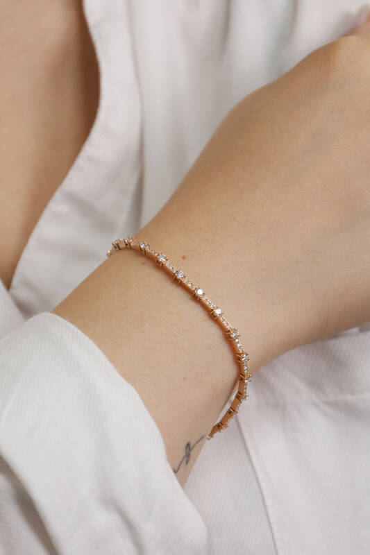 Leaf Tennis Bracelet - 2