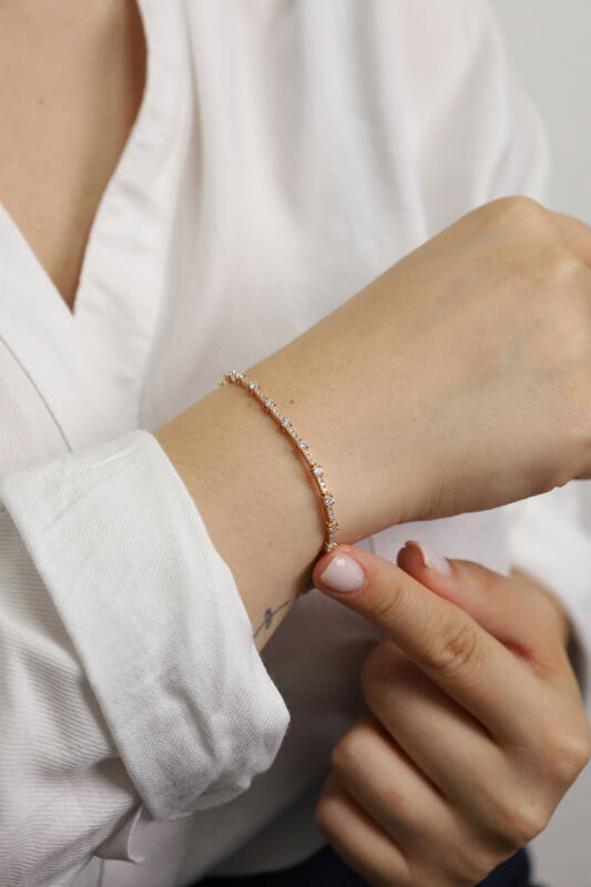 Leaf Tennis Bracelet - 3