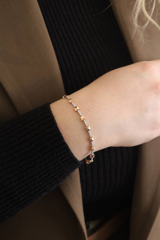 Libby Bileklik- Beyaz Pırlanta - 2