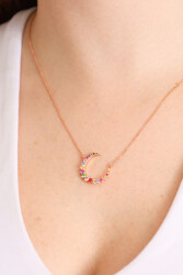 Multicolor Moon Pendant - 3