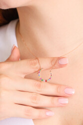 Multicolor Moon Pendant - 2