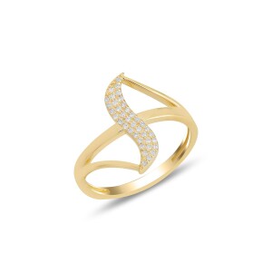 Onda Ring - White Diamond - Neo Modern