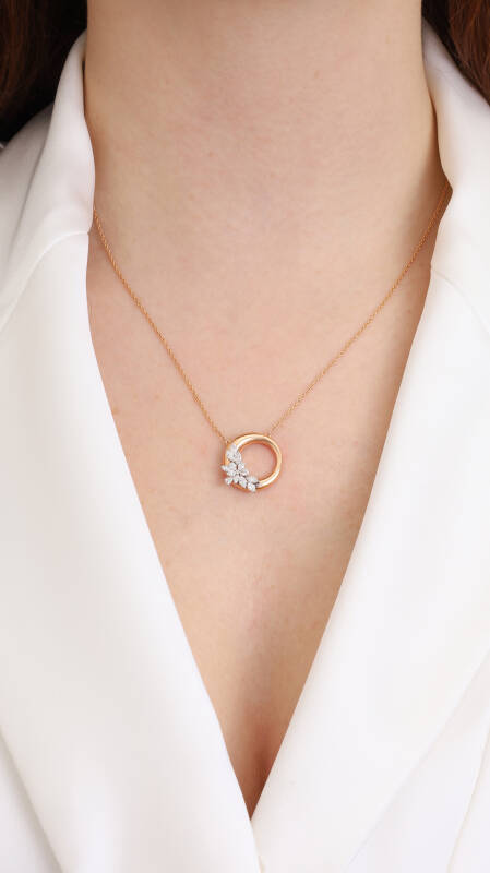 Posy Pendant - Marquise - 3