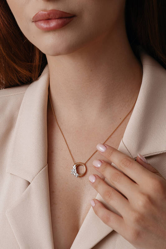 Posy Pendant - Marquise - 4