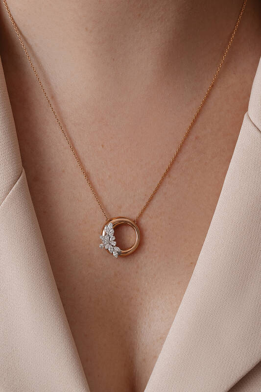 Posy Pendant - Marquise - 5