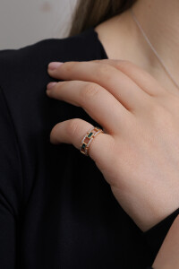 Progress Ring -Malachite Enamel - 3