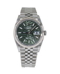 Rolex Datejust 36 Green Palm Index - 