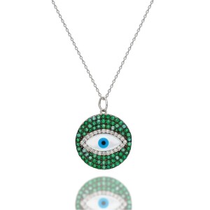 Ronde Eye Pendant - Emerald - Eyes of Fizzy