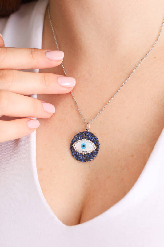 Ronde Eye Pendant - Emerald - 2