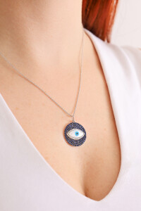 Ronde Eye Pendant - Emerald - 3