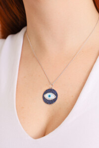 Ronde Eye Pendant - Emerald - 4