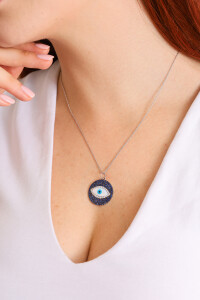 Ronde Eye Pendant - Emerald - 5