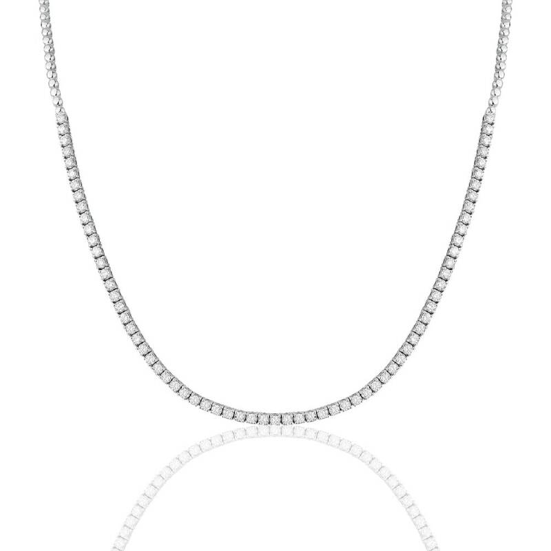 Round Riviera Pendant - 1