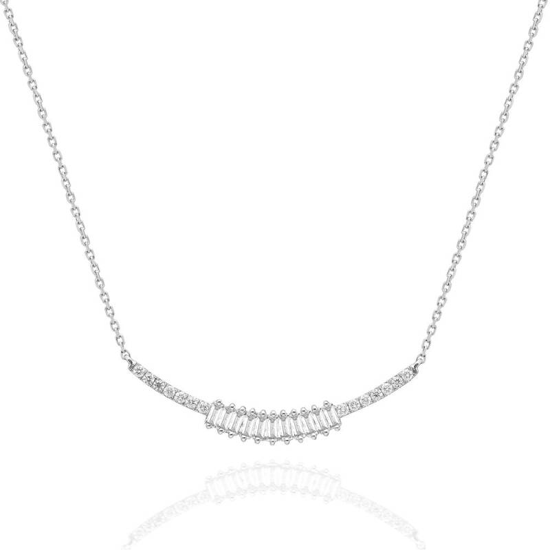 Side Baugette Pendant - 1