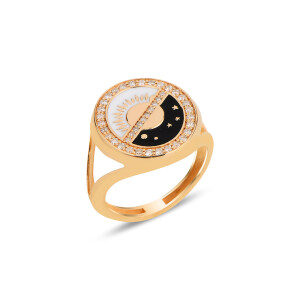 SunMoon Ring - Neo Modern
