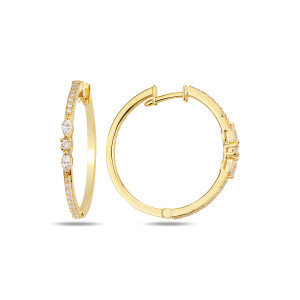 Halo Earrings Rose - Classic