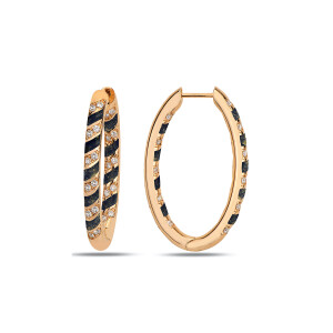 Tornado Mini Earrings - Lapis Enamel - Fizzy