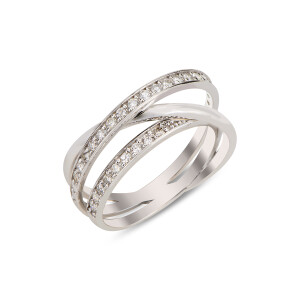 Tangled Ring - White - Classic