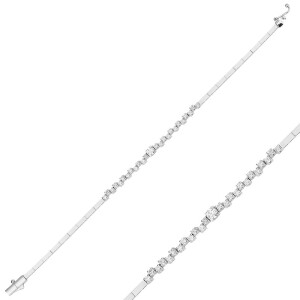 Solitaire Asymmetric Bracelet - Classic