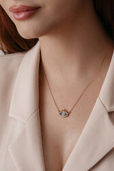 Third Eye Pendant - Lapis Enamel - 2