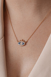 Third Eye Pendant - Lapis Enamel - 3