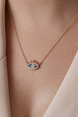 Third Eye Pendant - Lapis Enamel - 3