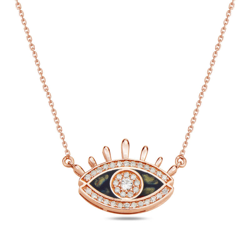 Third Eye Pendant - Lapis Enamel - 1