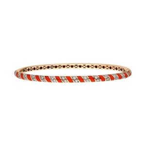 Tornado Bracelet - Red Enamel - Fizzy