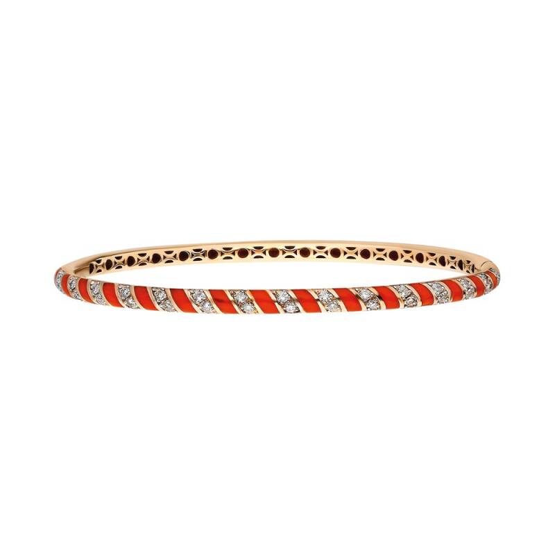 Tornado Bracelet - Red Enamel - 1